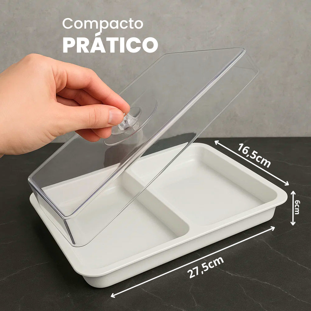 Porta Frios Duplo – Mais Organização e Frescor na Sua Geladeira